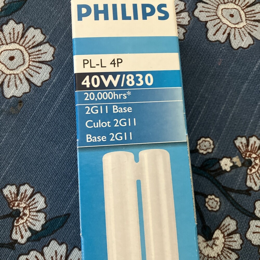 21 Bulb Philips PL-L 4P 40W/830/4P/RS/IS 2GII Base Fluorescent Tube Lamp NEW